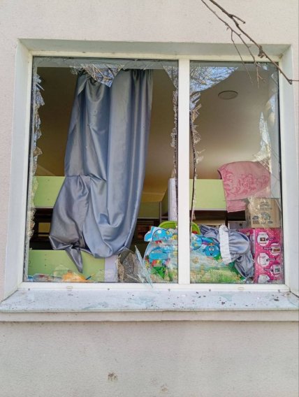 Повреждено заведение дошкольного образования