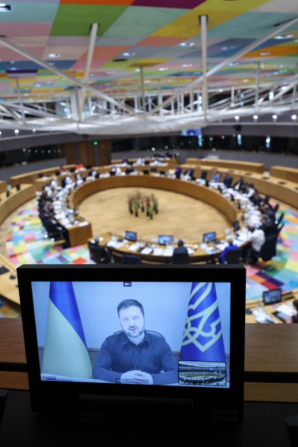 Звернення Володимира Зеленського до Європейської ради. Фото Рада ЄС