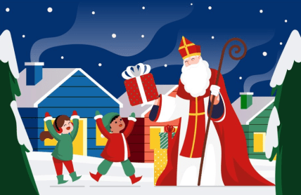 Открытки с Днем святого Николая 2024