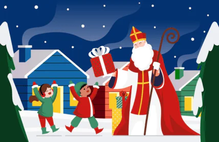 Открытки с Днем святого Николая 2024