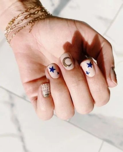 Маникюр по знакам Зодиака - Овен