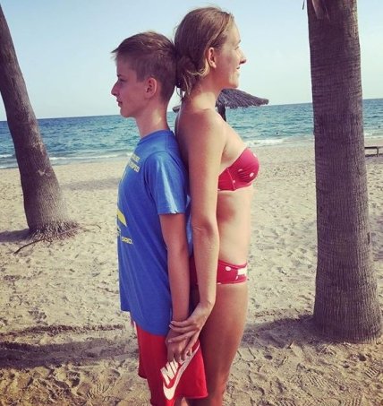 Катя Осадчая поделилась фото своего сына