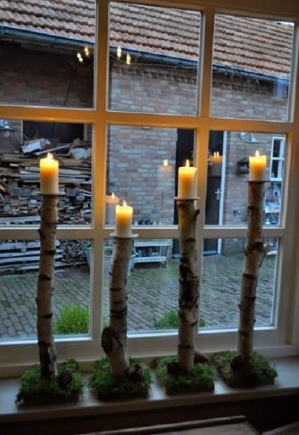 Ветки подсвечники