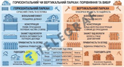 Горизонтальный или вертикальный забор