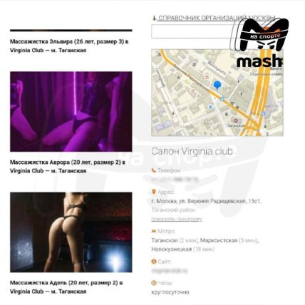 Федерація спорту сліпих Московської області здала в оренду приміщення салону для інтимного масажу