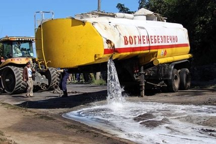 На Виннитчине перевернулась автоцистерна с топливом