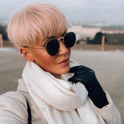 Стрижка на короткие волосы гарсон