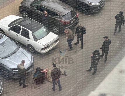 Кадри затримання чоловіка