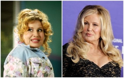 Дженніфер Кулідж у фільмі Блондинка в законі і зараз