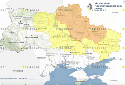 Заморозки накриють Україну