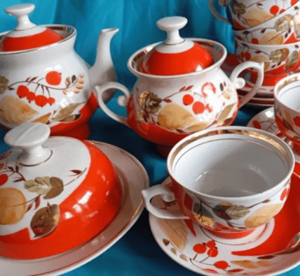 Сервиз Калина Довбышский фарфоровый завод