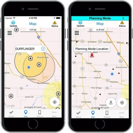 Новое приложение покажет владельцам дронов, где нужно летать