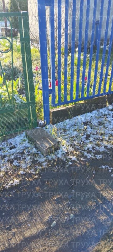 Сніг у Запоріжжі 24 квітня