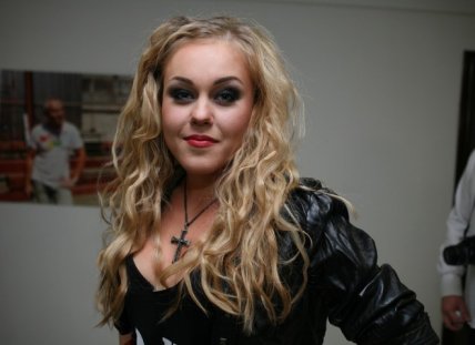 Елена Тополя в молодости