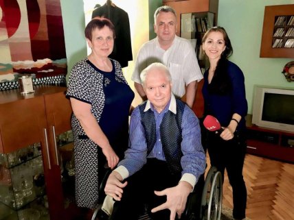Олександр Сафонов у візку
