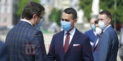 Глава МЗС Італії Луїджі Ді Майо в Києві 10.06.2021