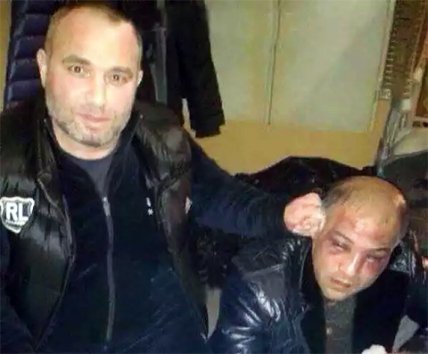 Избитый - "Зайка", рядом с ним Назим Хромой-Гумбатов