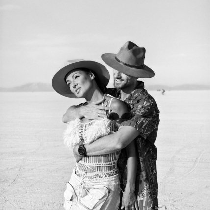 Влад Яма с женой в США,