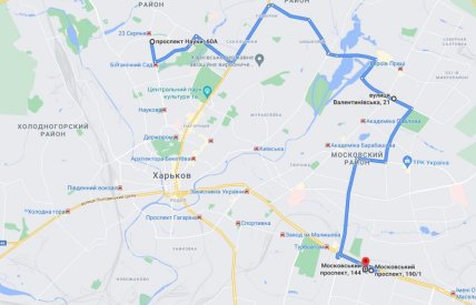 расстояние между поджогами