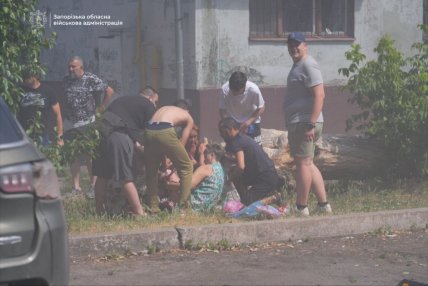 Наслідки атаки на Запоріжжі