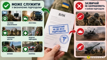 Заключение ВВК определяет, в каких подразделениях человек может проходить военную службу