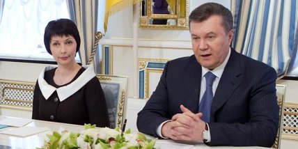 Елена Лукаш и Виктор Янукович