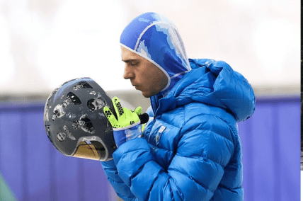 Владислав Гераскевич и шлем памяти