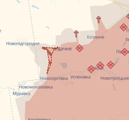 Удачное на карте DeepState