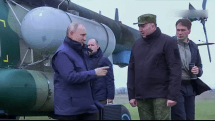 В 2023 году Путин якобы приезжал в оккупированную часть Украины