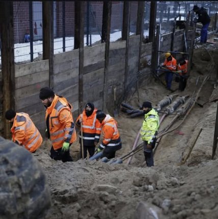 Ремонт високовольтних ліній у Берліні, січень 2026