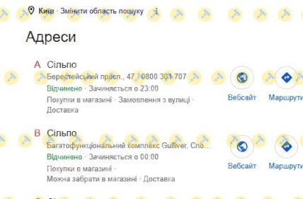 График работы Сильпо в Киеве