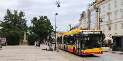 Автобус в Варшаве