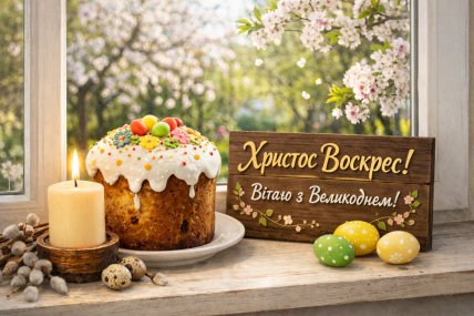 листівки з великоднем українською