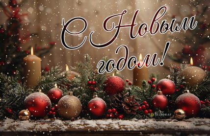 новый год 2026 открытка