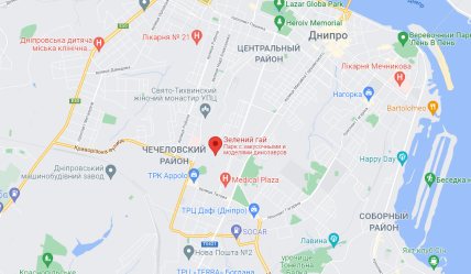 В парке Зеленый Гай в Днепре разбился мужчина насмерть