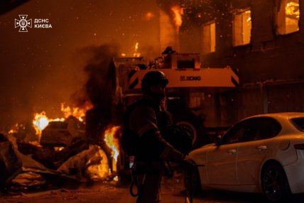 Последствия удара РФ по Киеву 8.07.2026
