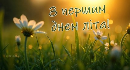 з першим днем літа листівки картинки привітання