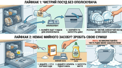Чем заменить средства для посудомойки - полезные советы