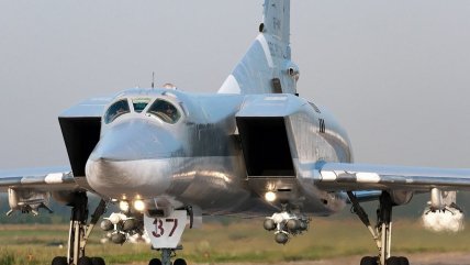 Ту-22М3 з ракетами на підвісці