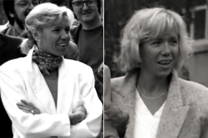 Бріжит Макрон у молодості