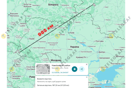 От Брянска до Закарпатья – менее 1000 км, расстояние на карте