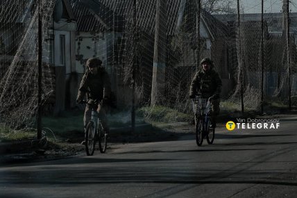 Антидронові сітки на вулицях Дружківки