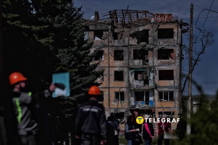 Поврежден жилой квартал после атаки в Краматорске
