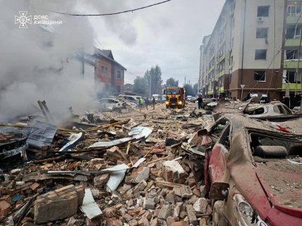 Наслідки ракетного удару по Києву 28 вересня