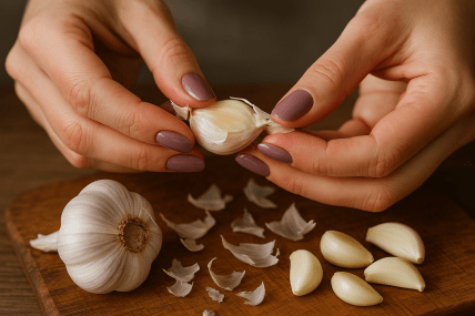 Как быстро почистить чеснок