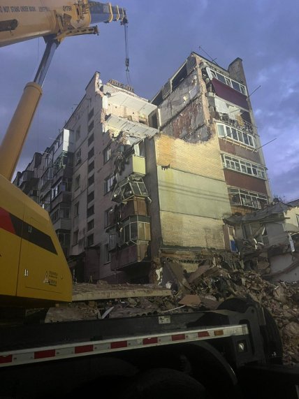 Будинок у Хмельницькому, де стався вибух газу 28 жовтня