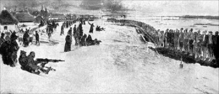 Расстрел большевиками воинов армии УНР — участников боя вблизи села Базар