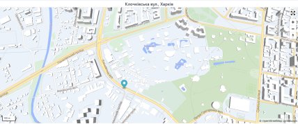 Клочковская улица на карте