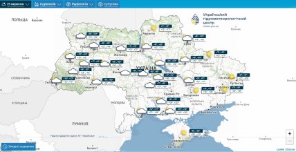 С 25 сентября дожди отступят из Украины