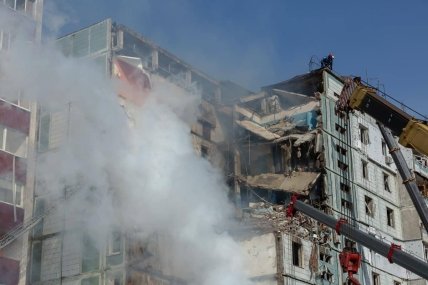 Ракетный удар по Умани 28.04.2023